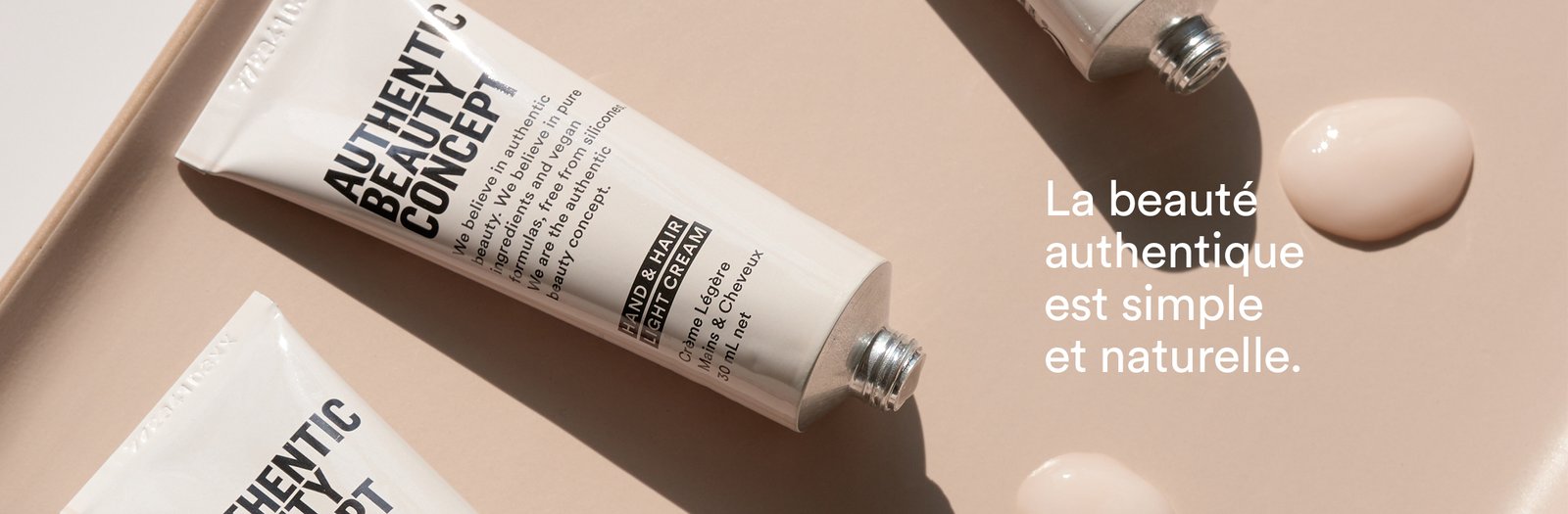 Bannière Authentic Beauty Concept